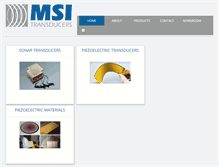 Tablet Screenshot of msitransducers.com
